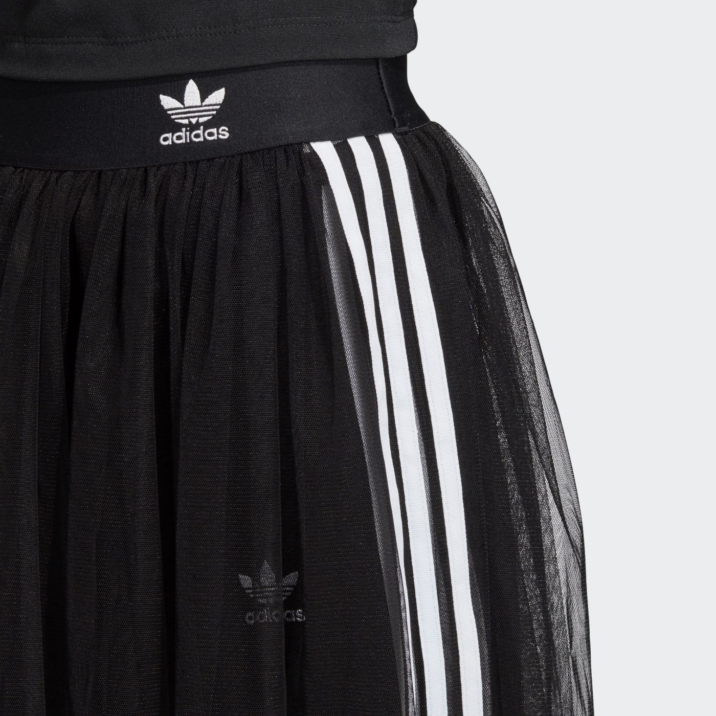 adidas originals sleek mesh tulle track jacket in pink