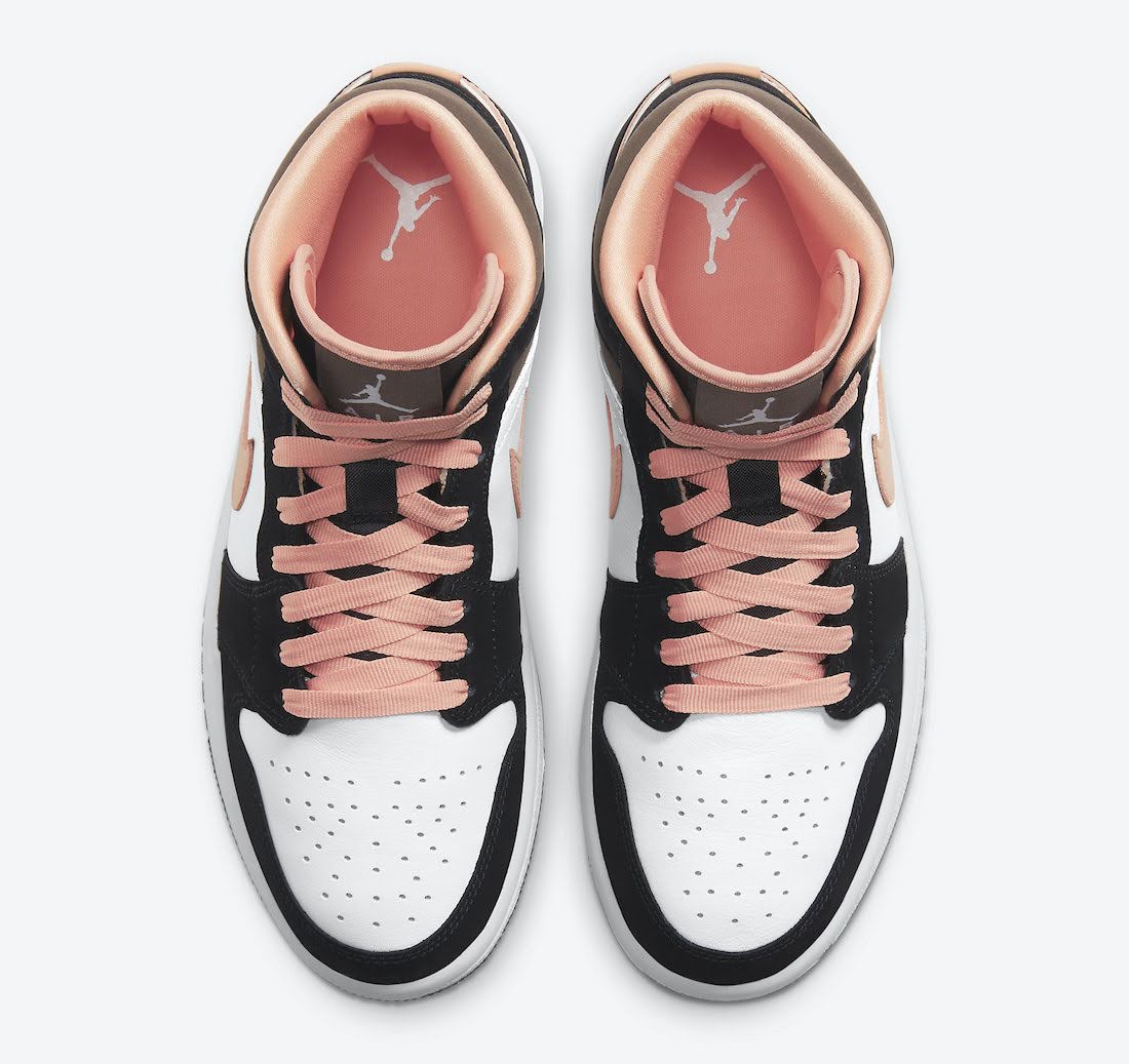 air jordan mid peach