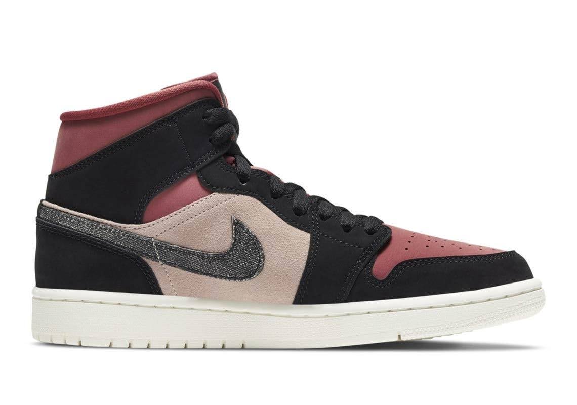 air jordan mid dusty pink