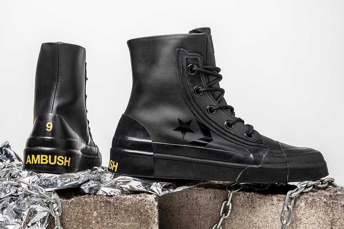 AMBUSH converse コラボ ブーツ-