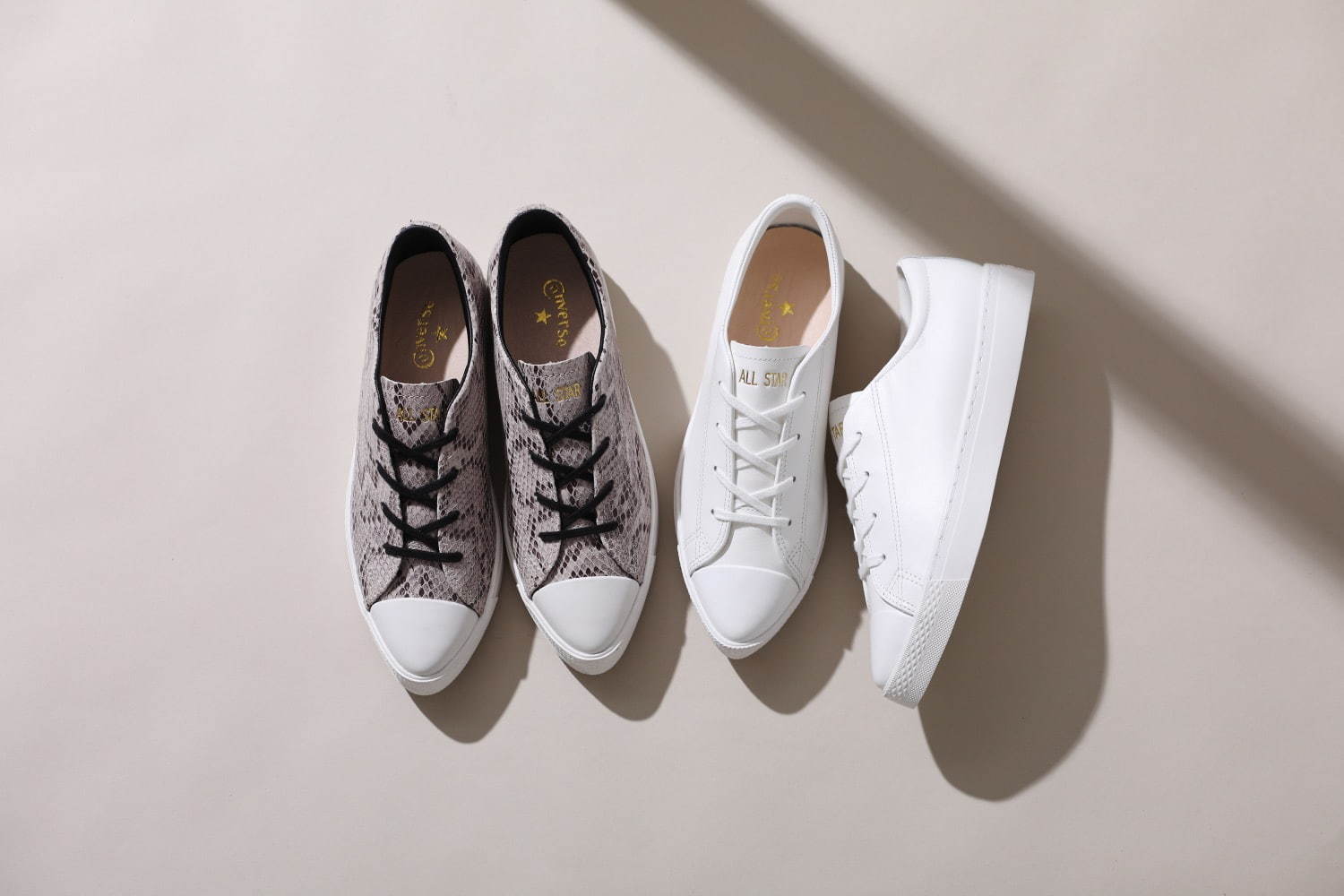 CONVERSE ALL STAR COUPE POINTUE LEATHER OX & SNK OX】コンバース 