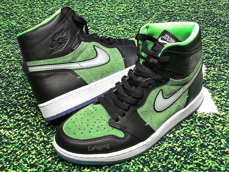 jordan 1 zoom black green