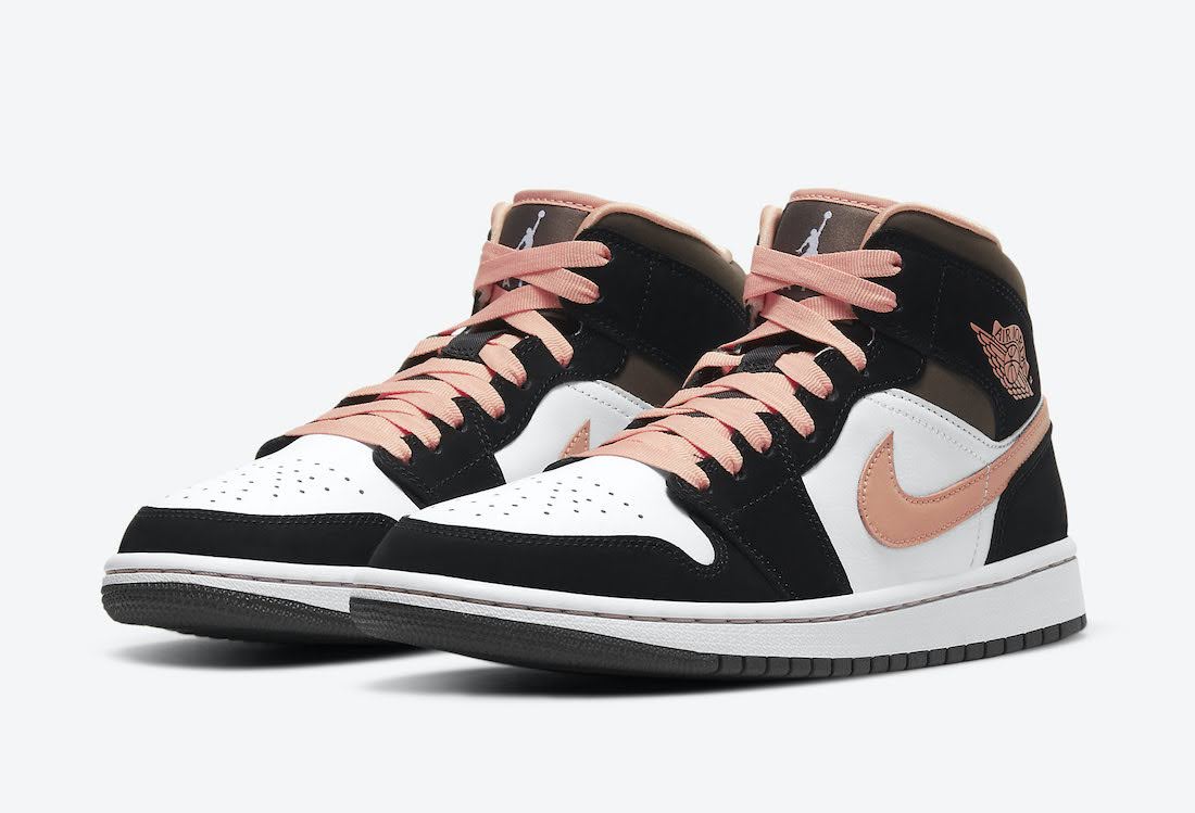 air jordan mid peach