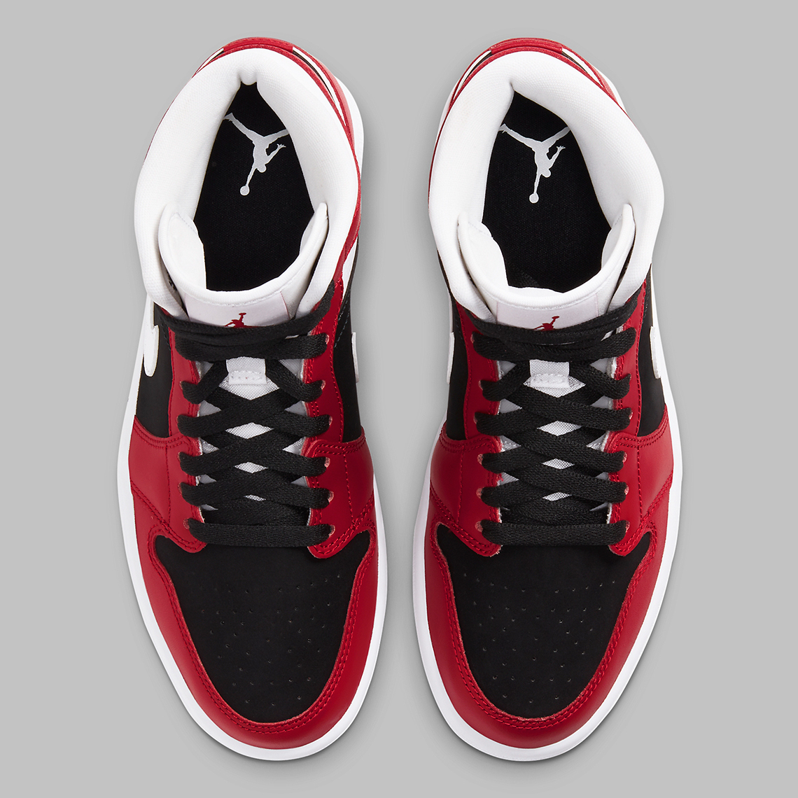 jordan mid 1 gym red