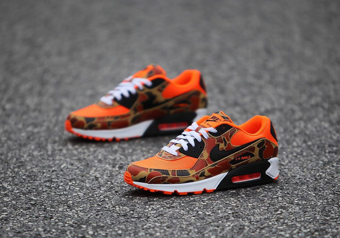 NIKE AIR MAX 90 DUCK CAMO TOTAL ORANGE www.krzysztofbialy.com