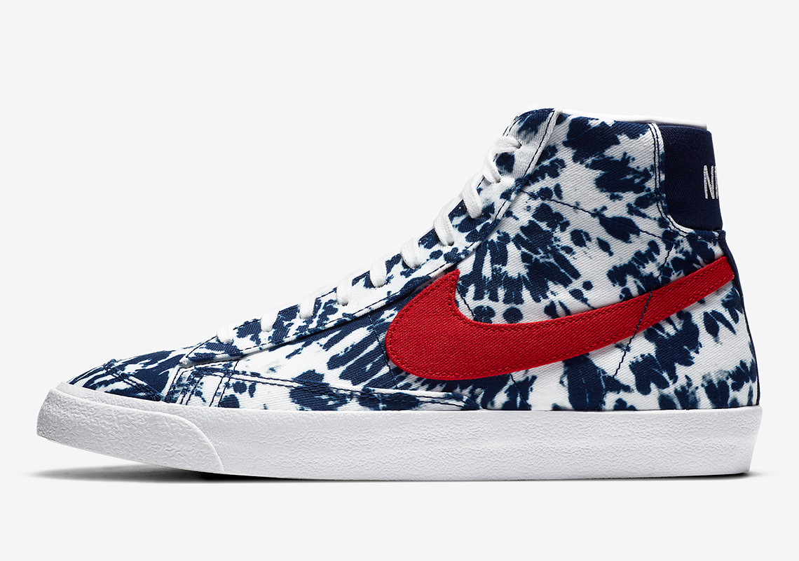 tie dye blazer nike