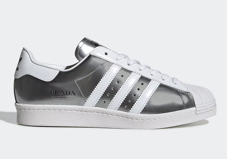 Prada Adidas Superstar Metallic Silver プラダ アディダス スーパースター メタリック シルバー Fx4546