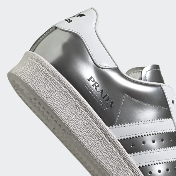 Prada × adidas Superstar “Metallic Silver”】プラダ × アディダス