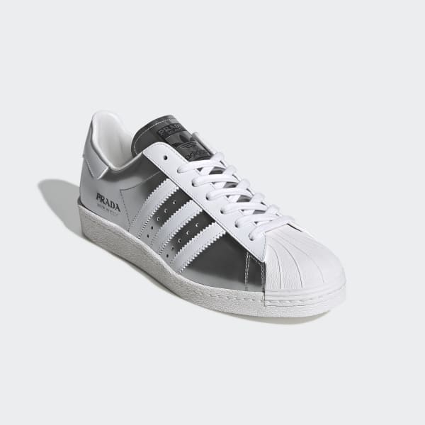 Prada × adidas Superstar “Metallic Silver”】プラダ × アディダス