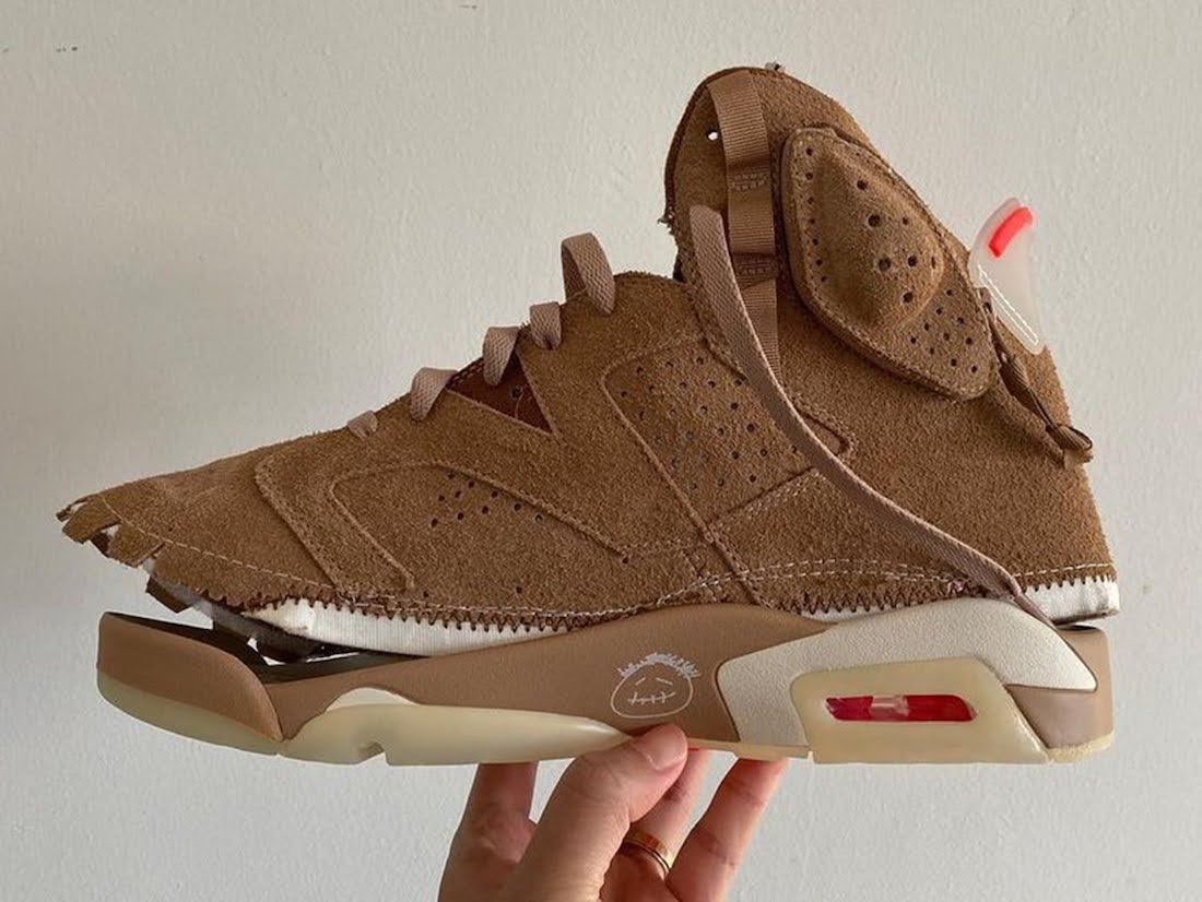 リーク【Travis Scott x Nike Air Jordan 6 “British Khaki