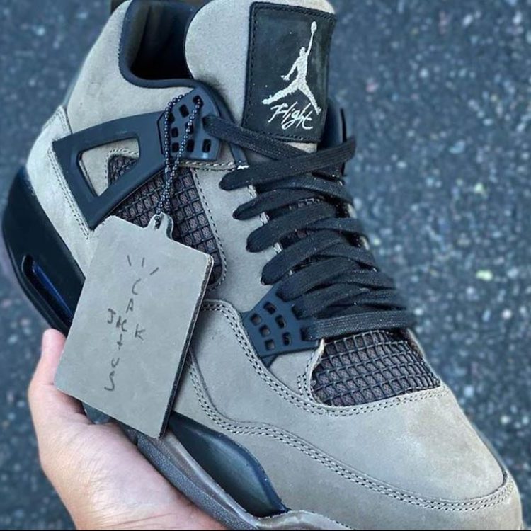 Travis Scott x Nike Air Jordan 4 “Olive”】トラヴィス スコット x