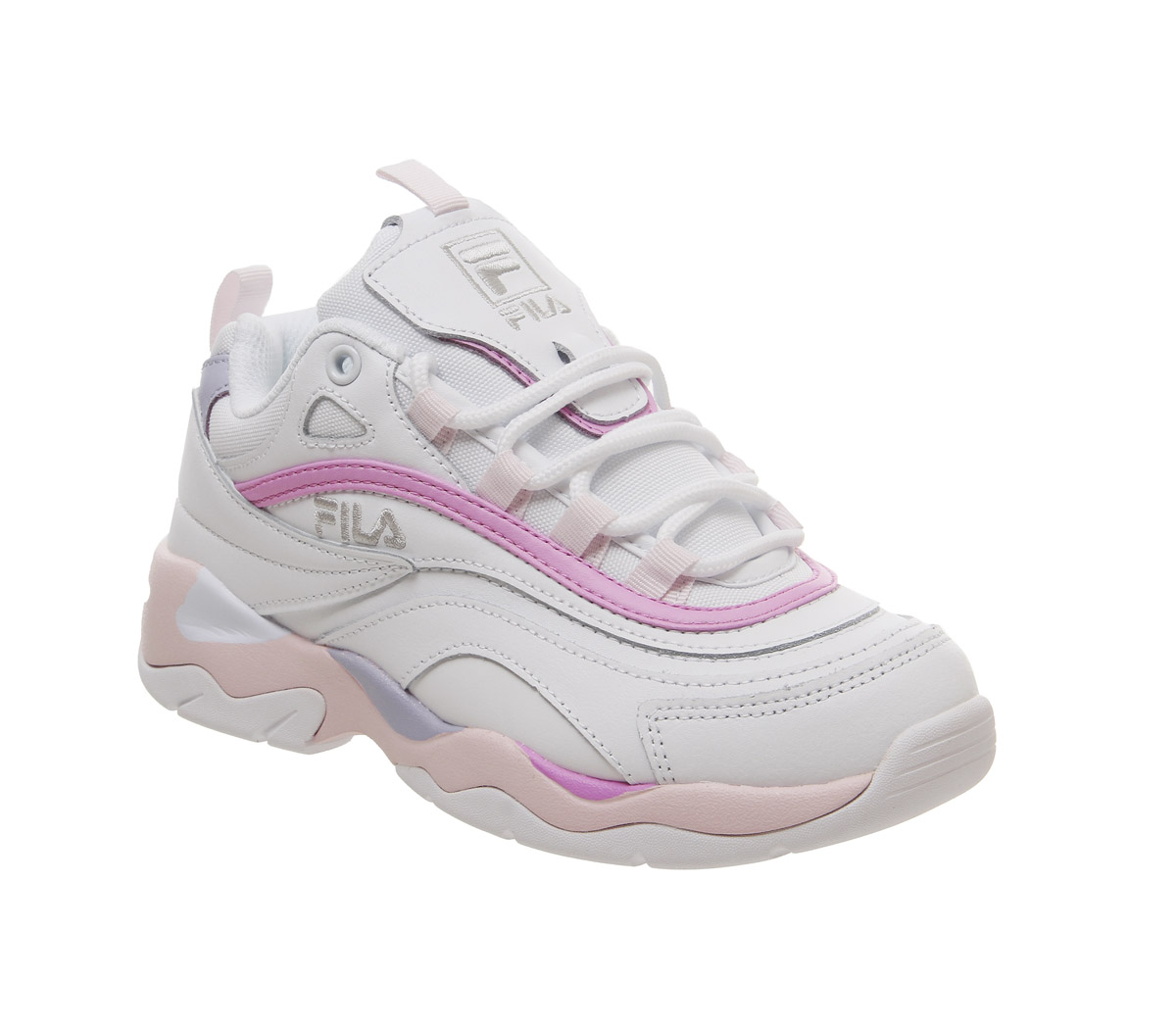fila ray trainers White Heavenly Pink Purple Exclusive