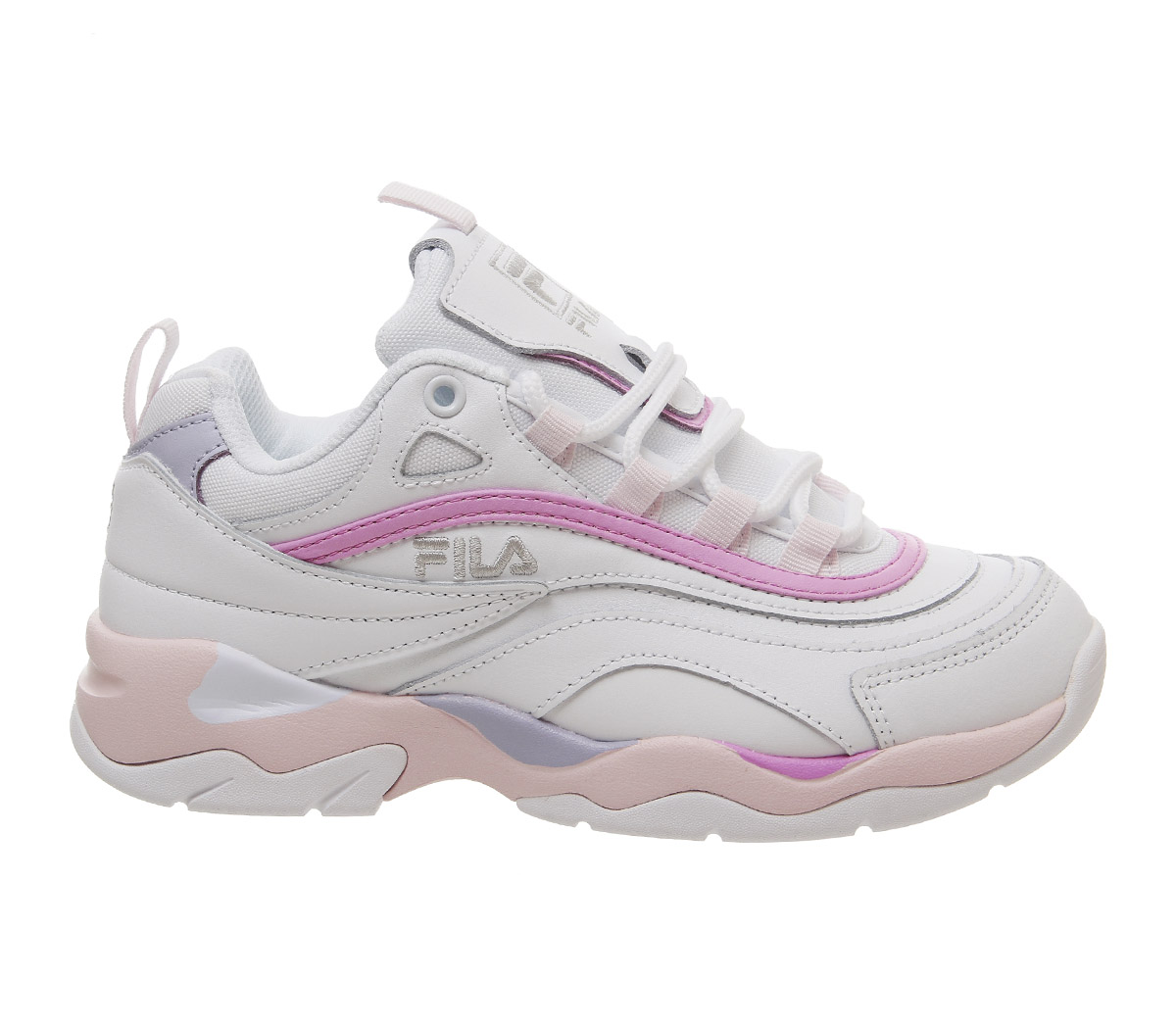 fila ray trainers White Heavenly Pink Purple Exclusive01