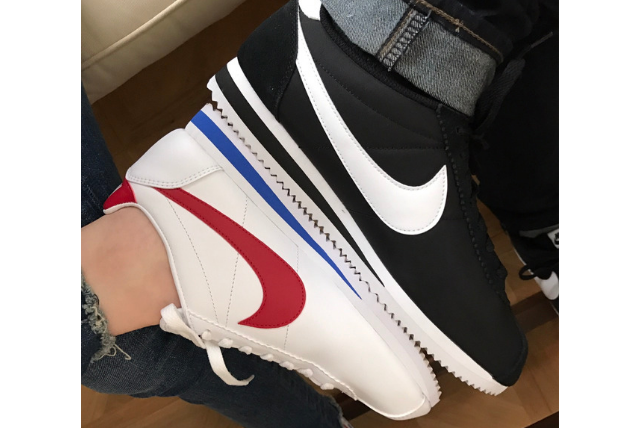 Nike CORTEZ White and Black for Couple