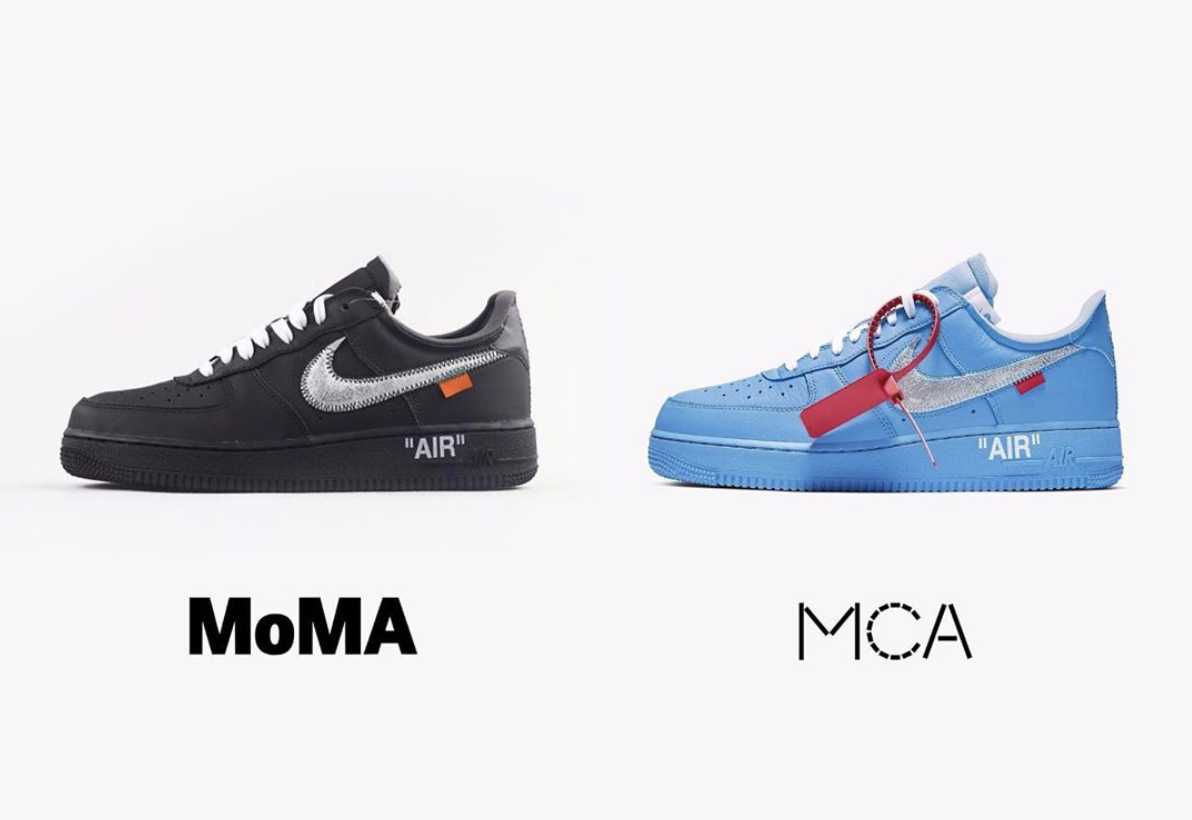 OFF-WHITE × NIKE AIR FORCE 1 LOW MCA BLUE