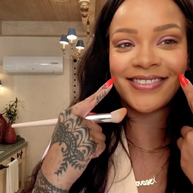 Rihanna's Epic 10-Minute Guide to Going Out Makeup Beauty Secrets Vogue-01