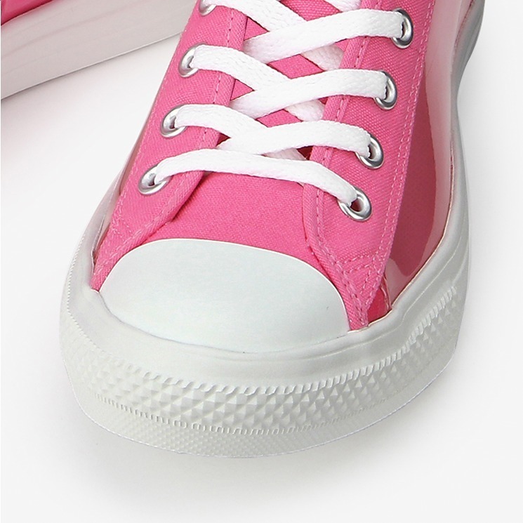 Converse All Star Light Clear Material Hi Pink 3