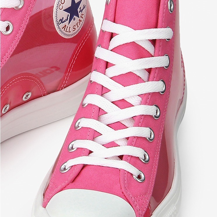 Converse All Star Light Clear Material Hi Pink 4