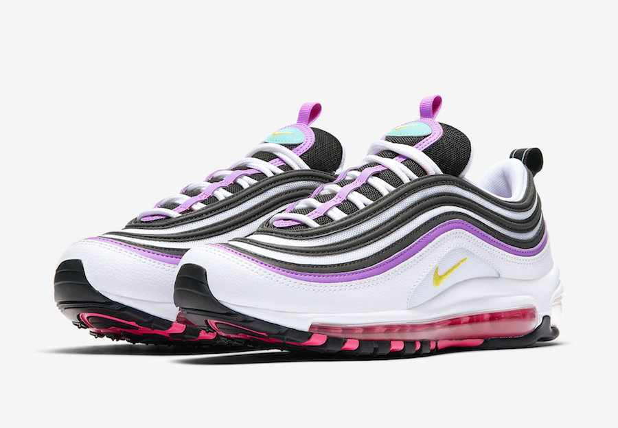 hot pink and white air max 97