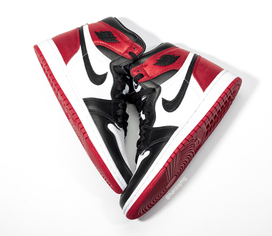 Nike Air Jordan 1 Satin WMNS “Black Toe” (ナイキ エア ジョーダン 1 サテン ウィメンズ “ブラック トゥ”)