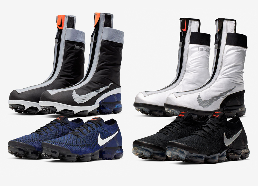 9月13日発売【Nike】エア ヴェイパーマックス フライニット ゲイタ― ISPA :  取り外し可能のブーツスタイルを採用したユニークな新作がドロップ*AR8557-002, AR8557-001