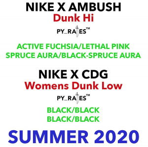 Comme des Garçons x AMBUSH x Nike Dunk Low & Hi (コムデギャルソン × アンブッシュ × ナイキ ダンク ロー & ハイ)