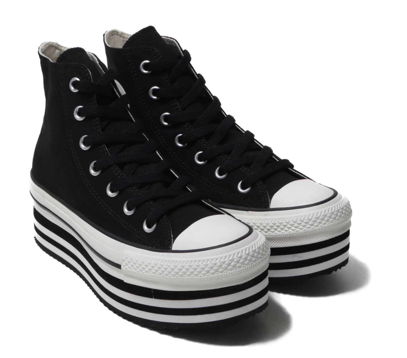 CONVERSE/コンバース ALL STAR CHUNKYLINE OX/オールスター チャンキーライン 厚底スニーカー 5CL392/22.5 /080 コンバース ハイカット スニーカー ホワイト⁄ブラック 厚底 コンバース