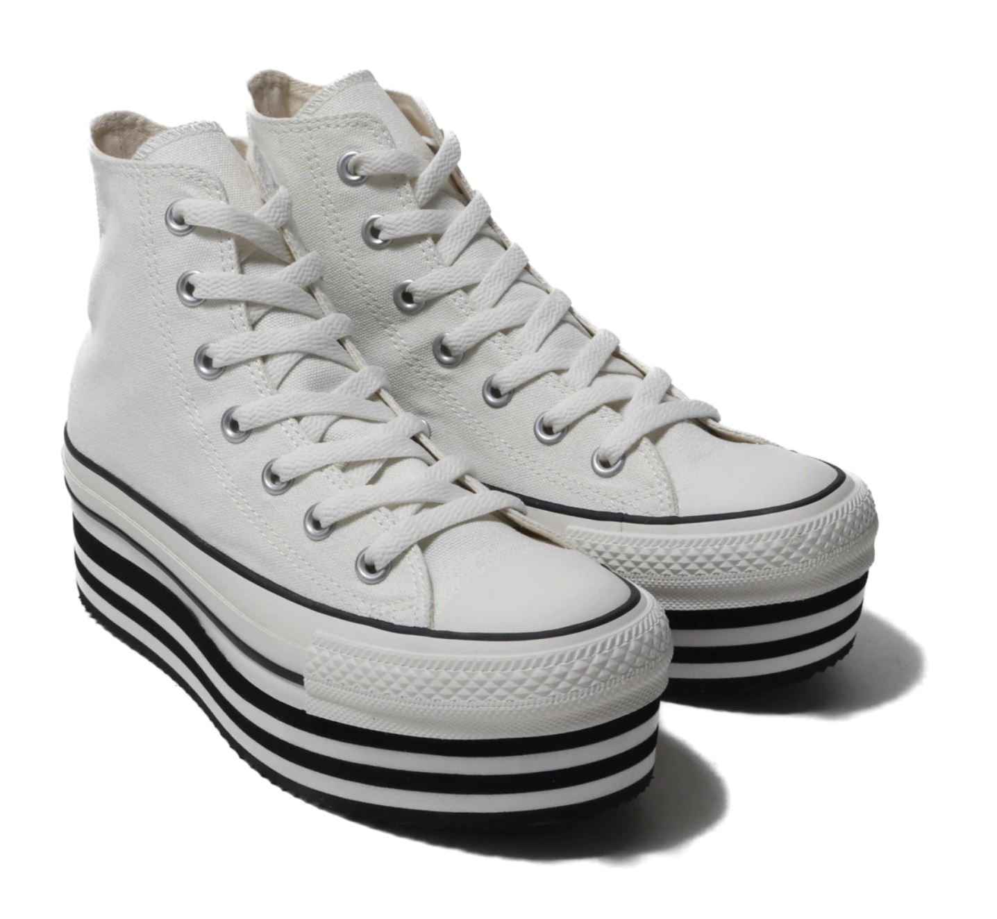 CONVERSE/コンバース ALL STAR CHUNKYLINE OX/オールスター チャンキーライン 厚底スニーカー 5CL392/22.5 /080 コンバース ハイカット スニーカー ホワイト⁄ブラック 厚底 コンバース