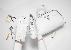 Prada × adidas “Prada for adidas Limited Edition” Superstar & Bowling bag (プラダ × アディダス “プラダ フォー アディダス リミティッド エディション” スーパースター & ボウリング バッグ)