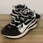 サカイ ナイキ ヴェイパーワッフル ブラック コラボ Sacai Nike VaporWaffle Black White Platinum CV1363-001