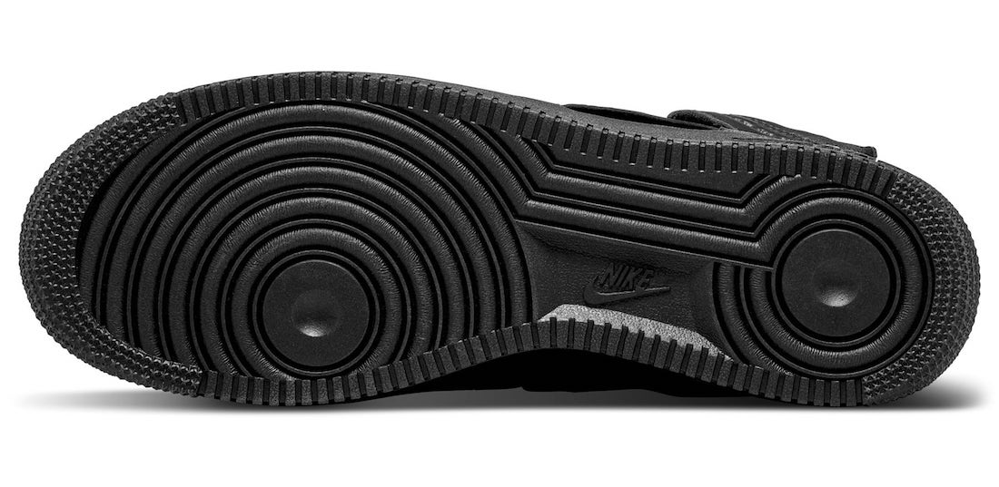 コム・デ・ギャルソン ナイキ コラボ エアフォース 1 ミッド ブラック Comme des Garcons Nike Air Force 1 Mid Black sole
