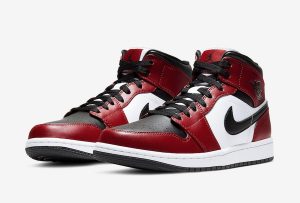 Nike Air Jordan 1 Mid “Chicago Black Toe” (ナイキ エア ジョーダン 1 ミッド “シカゴ ブラック トゥ” つま黒) 554724-069