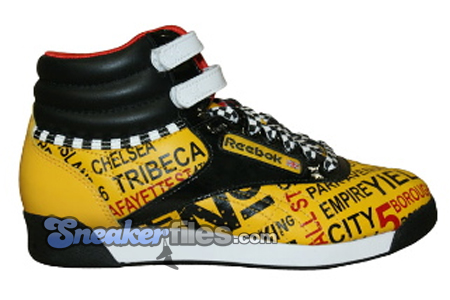 reebok freestyle yellow