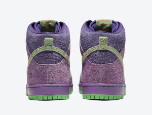 Nike SB Dunk Hi “Purple Skunk” (ナイキ SB ダンク ハイ “パープル スカンク”) CW9971-500