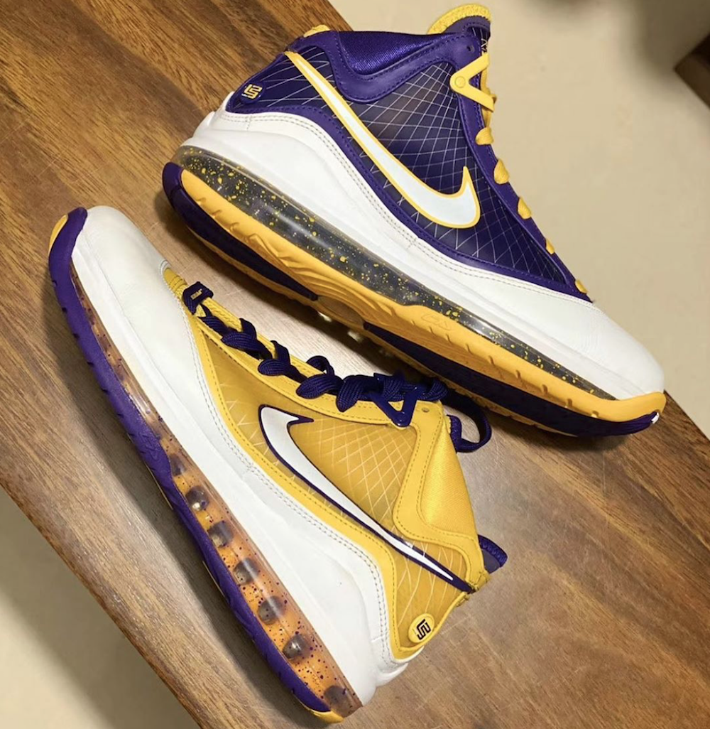 nike lebron 7 lakers