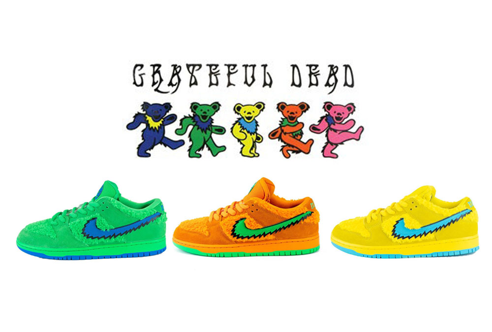 リンク付き☆【GRATEFUL DEAD BEARS × Nike SB Dunk Low】グレイトフル 