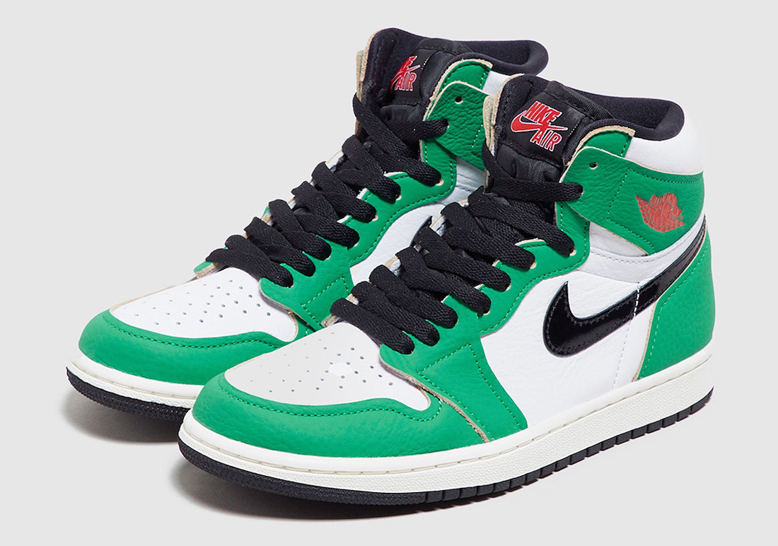 Nike WMNS Air Jordan 1 High OG “Lucky Green” (ナイキ ウィメンズ エア ジョーダン 1 ハイ OG “ラッキー グリーン”) DB4612-300 pair