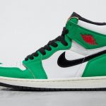 Nike WMNS Air Jordan 1 High OG “Lucky Green” (ナイキ ウィメンズ エア ジョーダン 1 ハイ OG “ラッキー グリーン”) DB4612-300 side swoosh