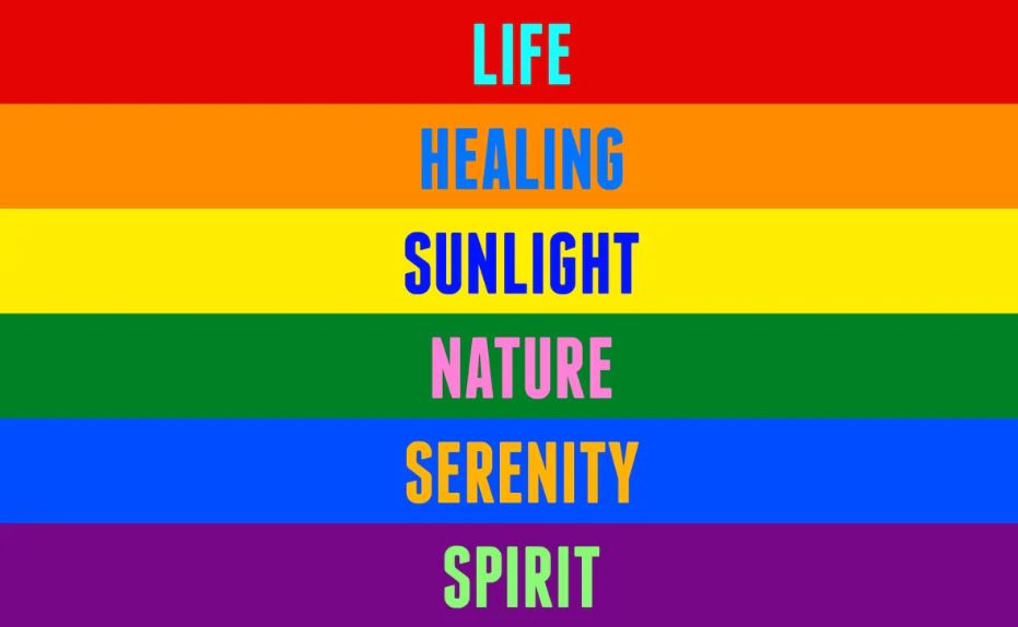Pride Month Rainbow Flag 6 colors プライド月間 レインボー フラッグ 6色