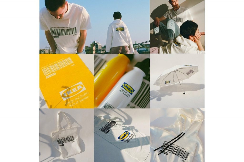 IKEA公式のアパレルブランドEFTERTRÄDA（エフテルトレーダ ）コレクションについて (ikea-eftertrada-collection-clothing-t-shirt-hoodie-bag-tokyo-collage)