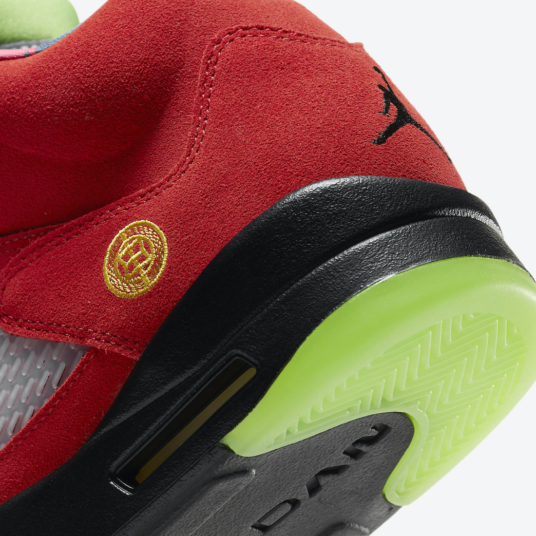 ナイキ エア ジョーダン 5 ワット ザ Nike Air Jordan 5 What The CZ5725-700 closer look heel