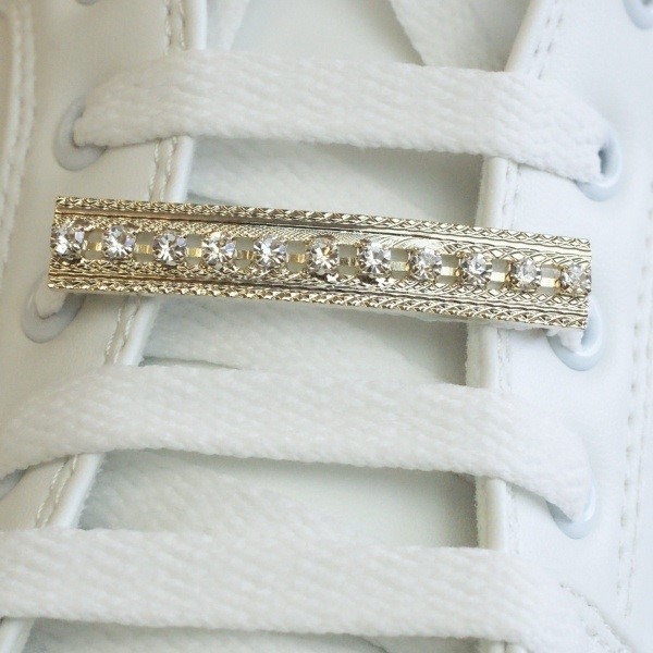 Shoe pierce sneaker accessory How to シューピアス スニーカー アクセサリー 付け方 3