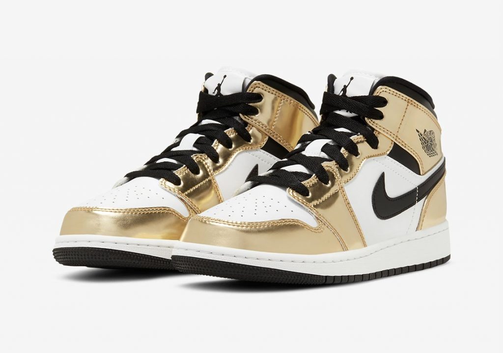 【nike Air Jordan 1 Mid Se Metallic Gold”】ナイキ エア ジョーダン 1 ミッド Se “メタリック ゴールド” Dc1419 700 