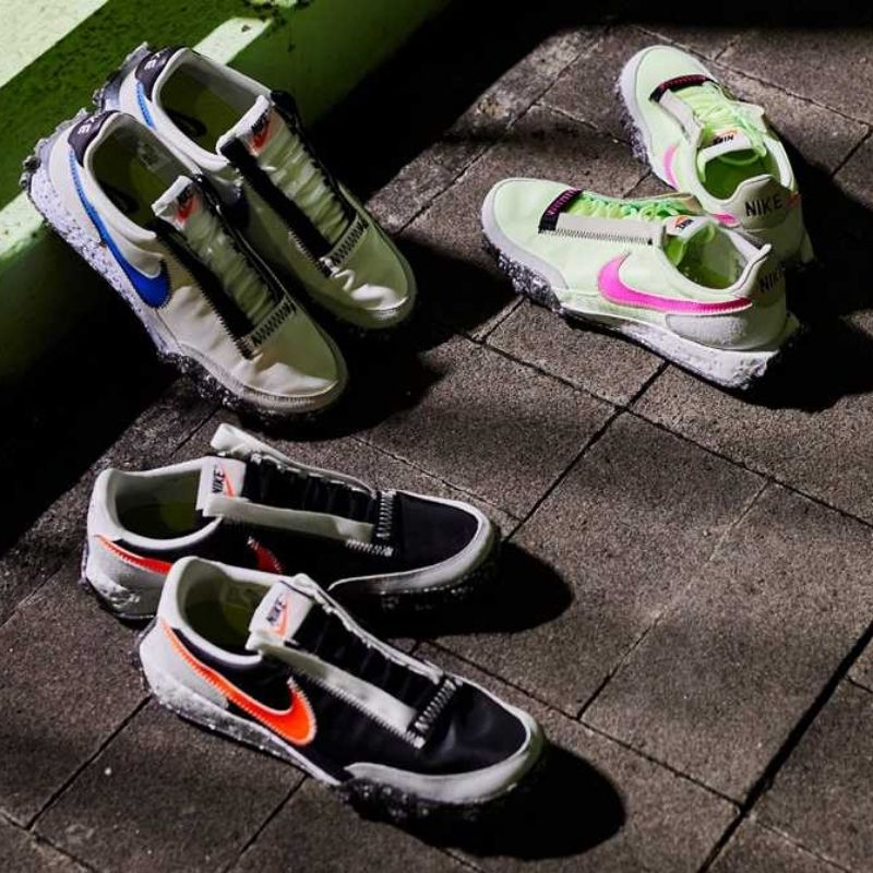 【Nike WMNS Waffle Racer Crater 3 Colors】