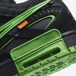 オフホワイト ナイキ エア ラバー ダンク グリーン ストライク Off-White-Nike-Air-Rubber-Dunk-Green-Strike-CU6015-001 side heel closeup