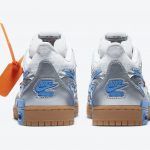 オフホワイト ナイキ エア ラバー ダンク ユニバーシティ ブルー Off-White-Nike-Air-Rubber-Dunk-University-Blue-CU6015-100-pair heel tag