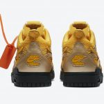 オフホワイト ナイキ エア ラバー ダンク ユニバーシティ ゴールド CU6015-700 Off White Nike Air Rubber Dunk heel tag