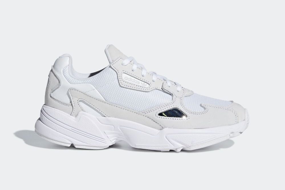 アディダス ファルコン ウィメンズ ホワイト グレー adidas Falcon Sneakers WMNS White Grey