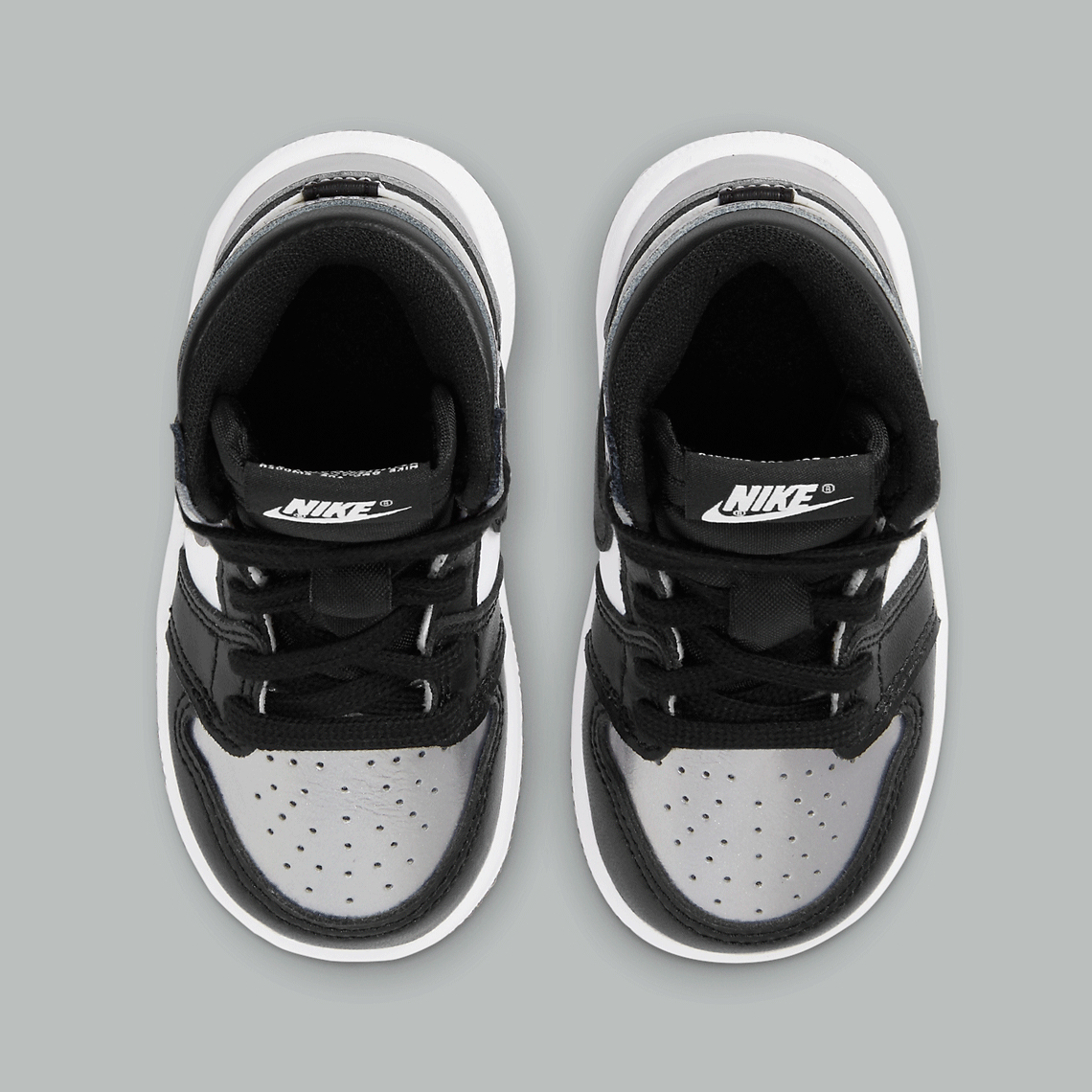Nike Air Jordan 1 High OG Infant & Toddler “Silver Toe” ナイキ エアジョーダン 1 レトロ ハイ OG Infant & Toddler "シルバー トゥ" Black/ Metallic Silver-White-Black CU0450-001