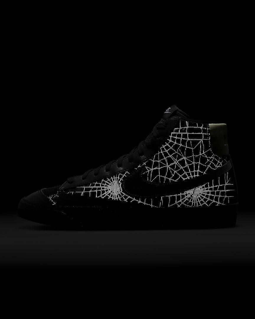 ナイキ ブレーザー ミッド スパイダー ウェブ Nike-Blazer-Mid-spider-Web-heel-glow-side3